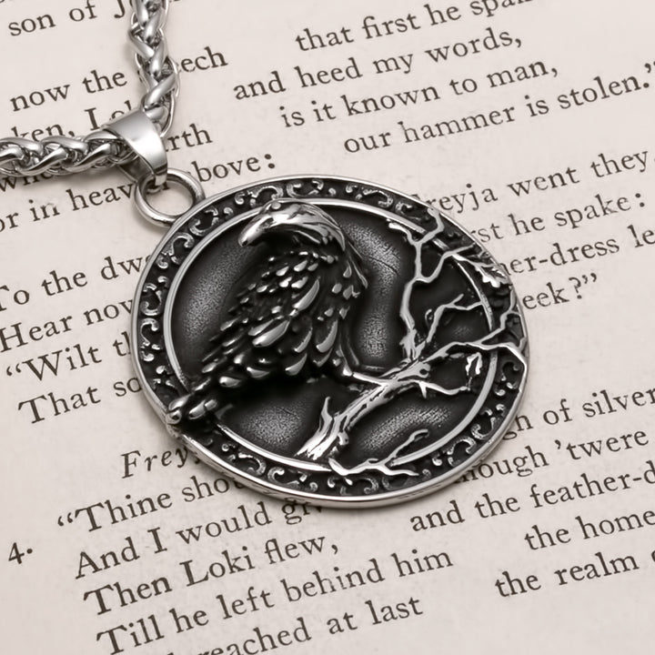 Helm of Awe Viking Pendant Necklace 316L Stainless Steel