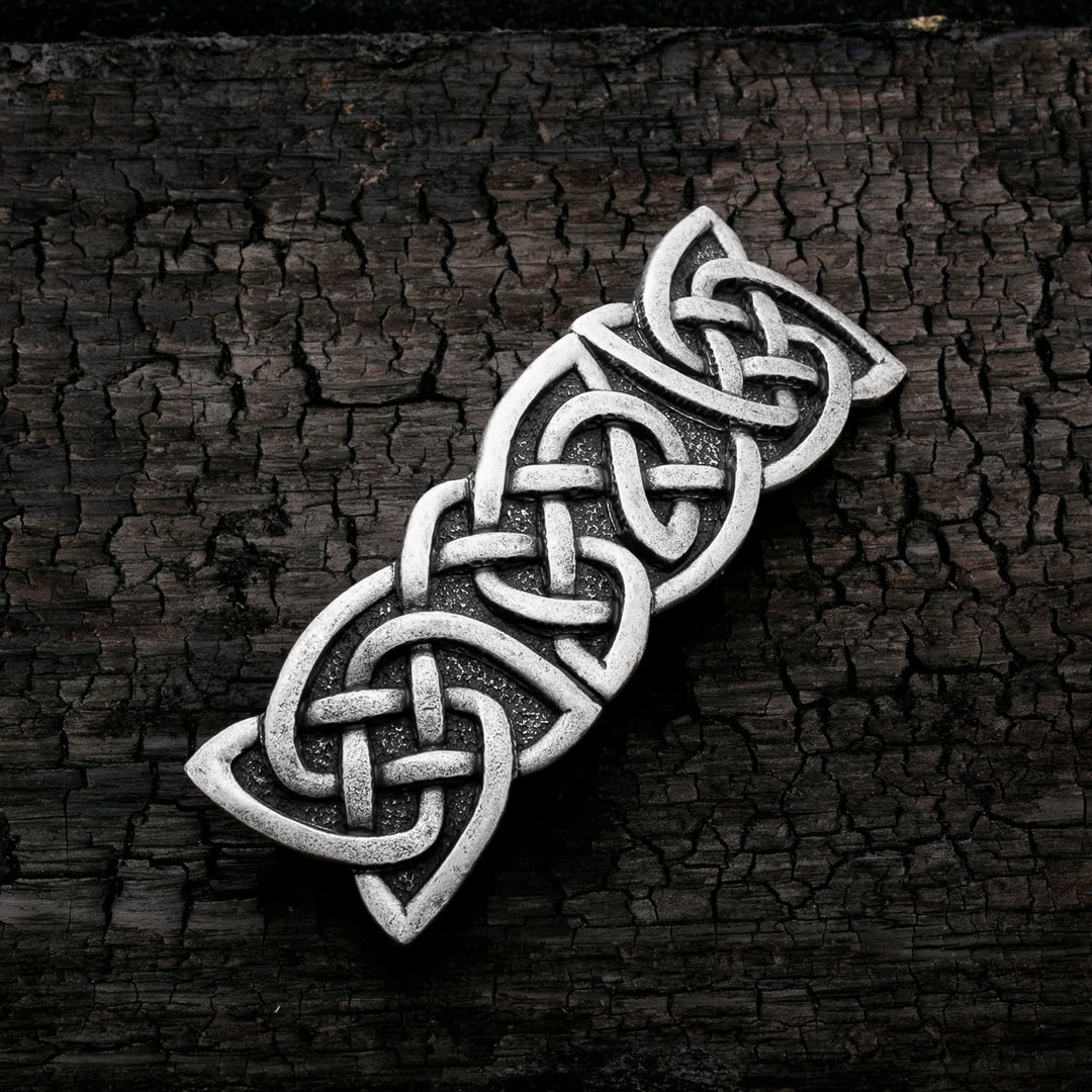 Celtic Knot Plait Style C Hair Barrette Zinc Alloy - view 2