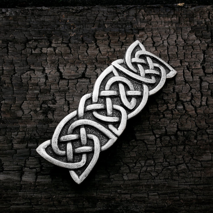 Celtic Knot Plait Style C Hair Barrette Zinc Alloy - view 2
