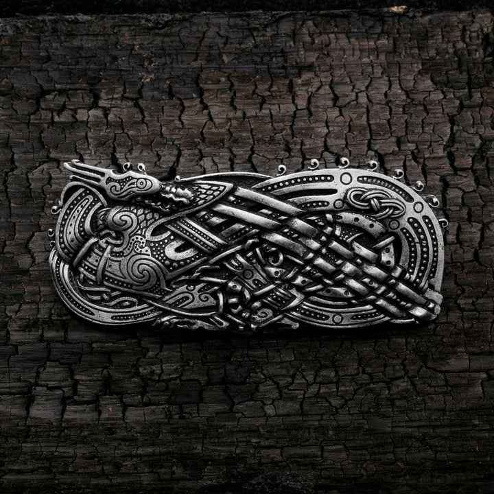 Celtic Dragon Knot Style C Hair Barrette Zinc Alloy
