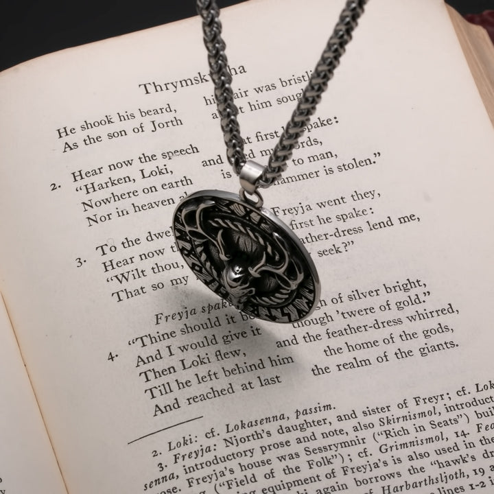 Yggdrasil Viking Pendant Necklace 316L Stainless Steel