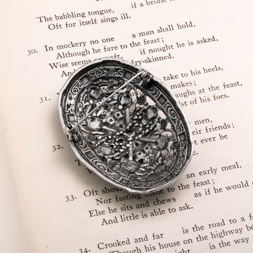 Viking Broa Oval Tortoise Fibula Brooch