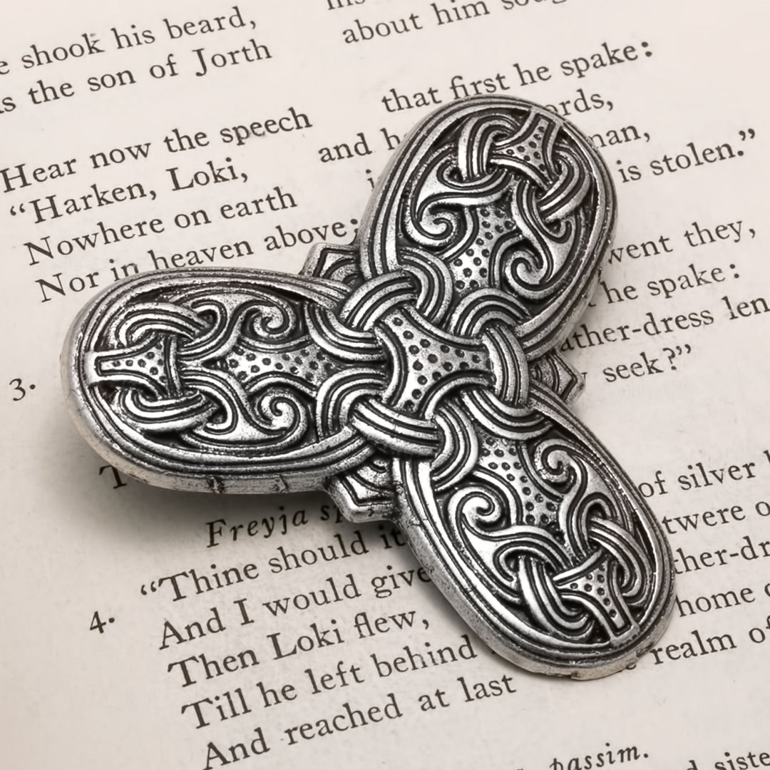 Viking Broa Style Tri-Point Brooch