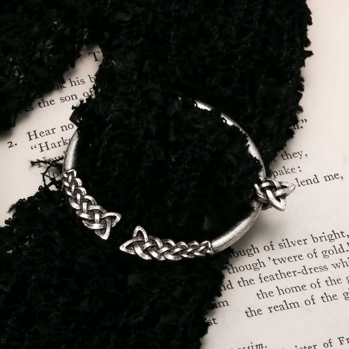 Viking Dragon Plait Borre Fibula Brooch