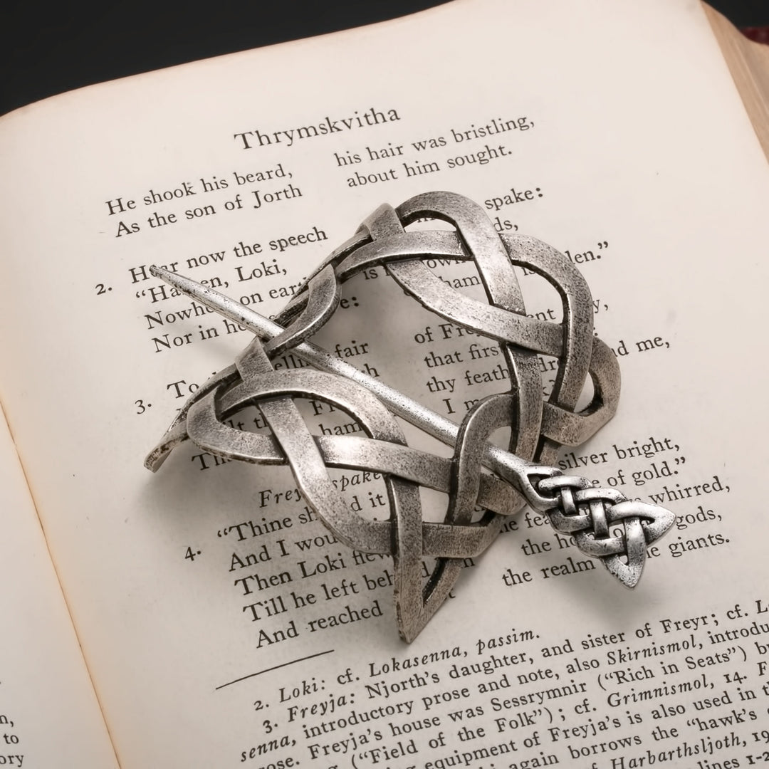 Viking Norse Celtic Hair Pin Open Knot