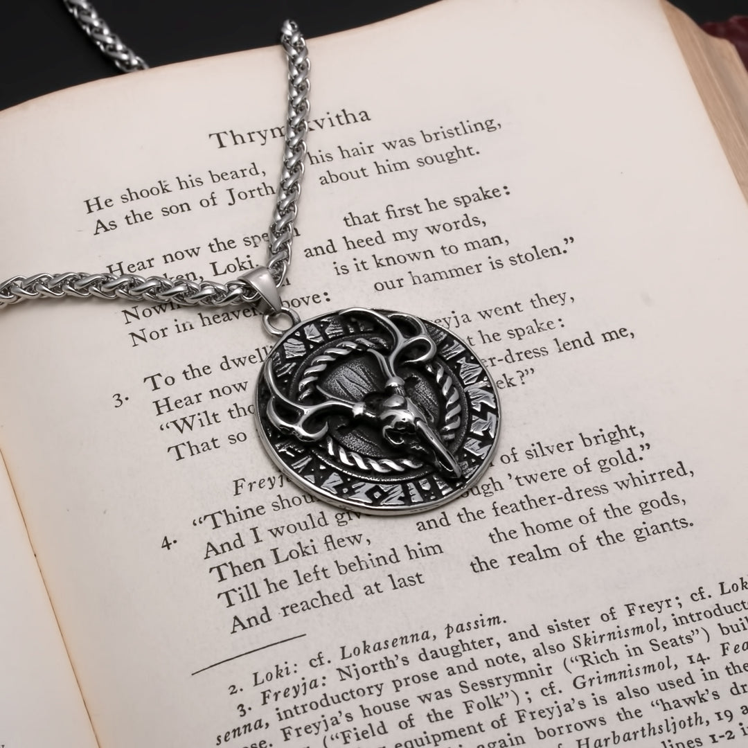 Yggdrasil Viking Pendant Necklace 316L Stainless Steel