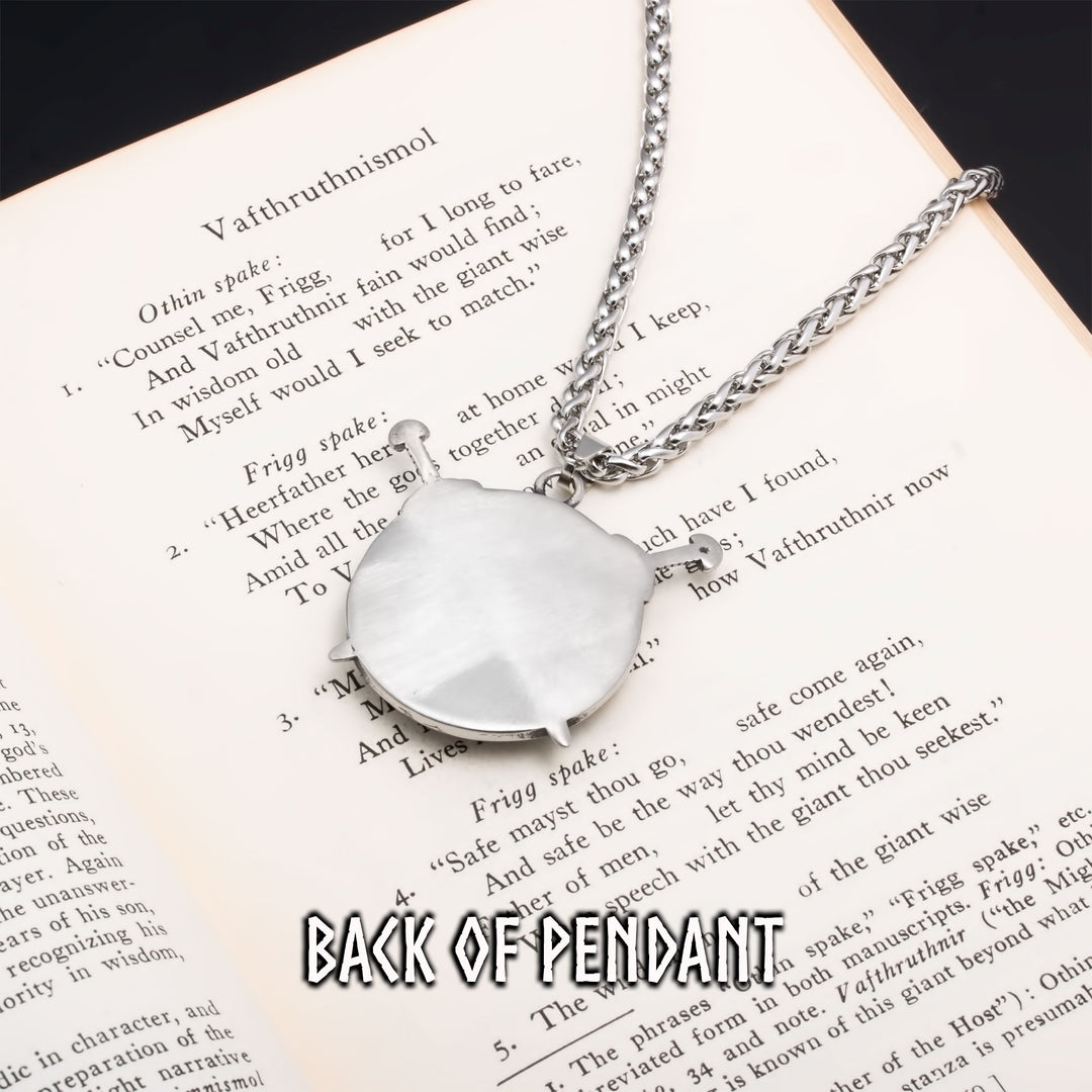 Valknut Viking Pendant Necklace 316L Stainless Steel