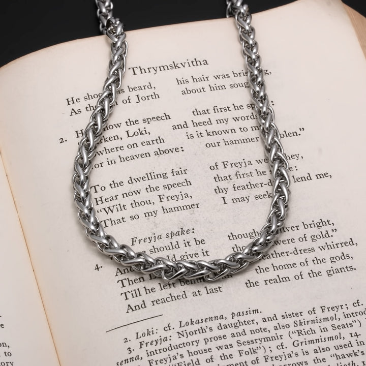 6mm Wheat Stainless Steel Chain (18)
