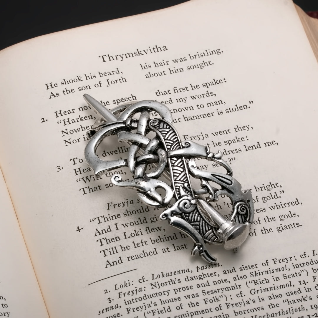 Celtic Dragon Style A Hair Pin Zinc Alloy - view 4