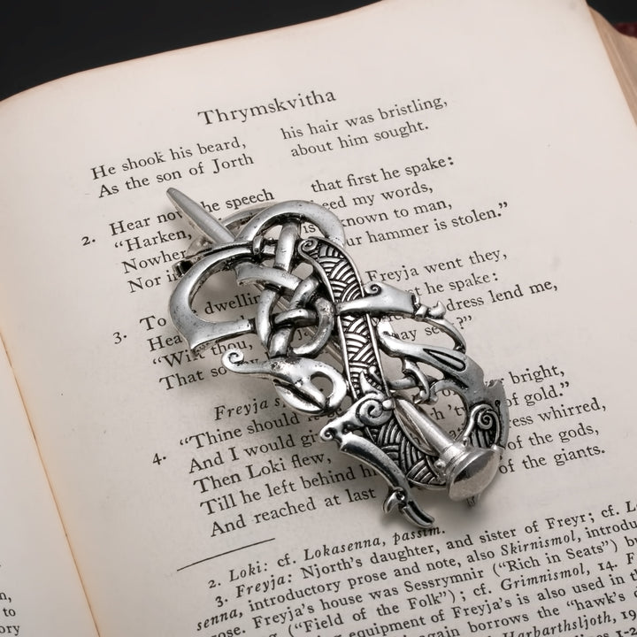 Celtic Dragon Style A Hair Pin Zinc Alloy - view 4