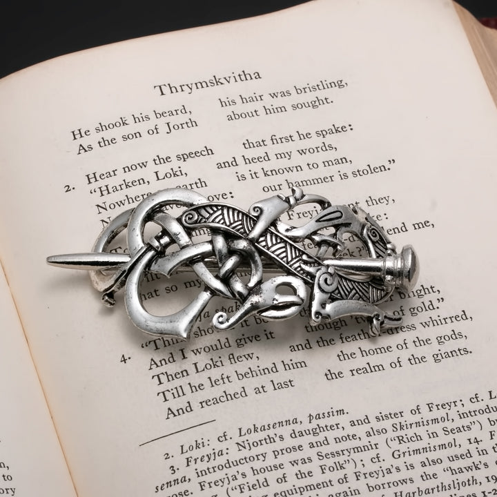 Celtic Dragon Style A Hair Pin Zinc Alloy - view 3