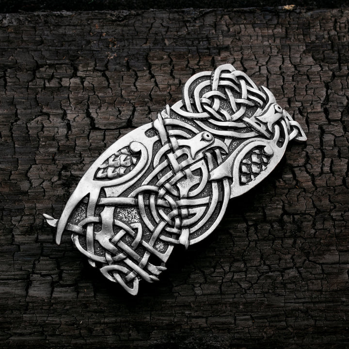 Raven Viking Hair Barrette Zinc Alloy - view 2