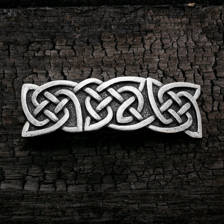 Celtic Knot Plait Style C Hair Barrette Zinc Alloy