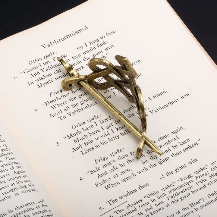 Viking Norse Celtic Love Knot Hair Pin Gold