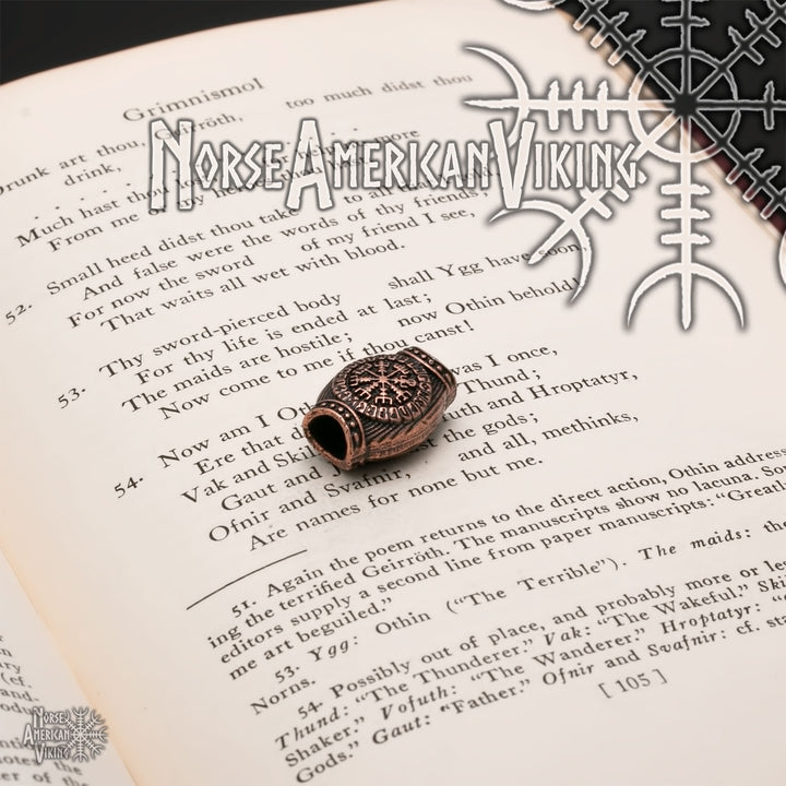 Viking Circles Beard Hair Jewelry Bead