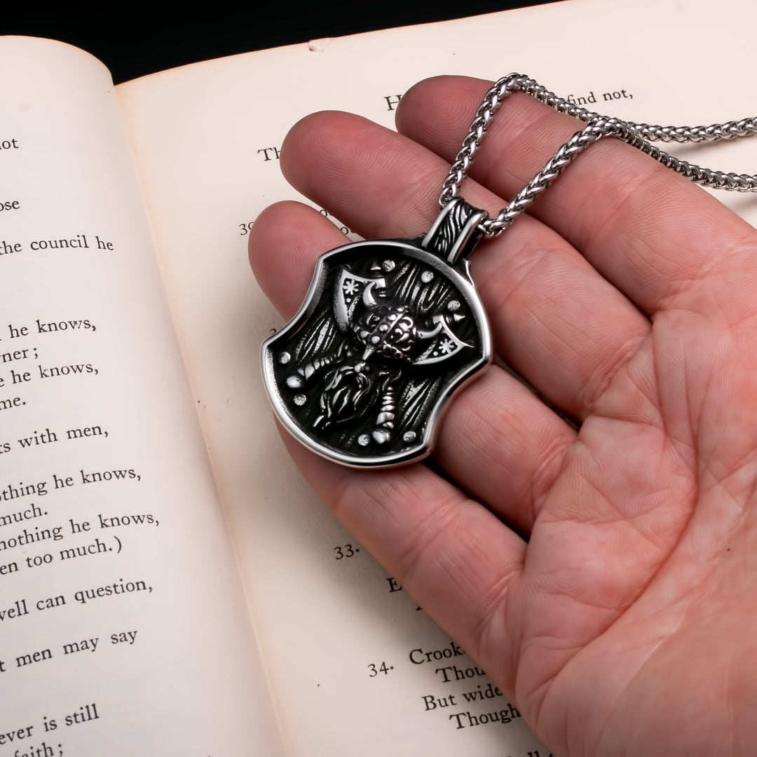 Axe Viking Pendant Necklace 316L Stainless Steel