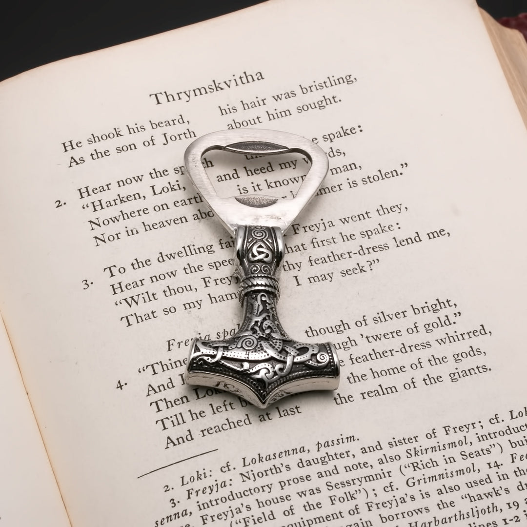 Viking Mjolnir Thor's Hammer Ancient Bottle Opener