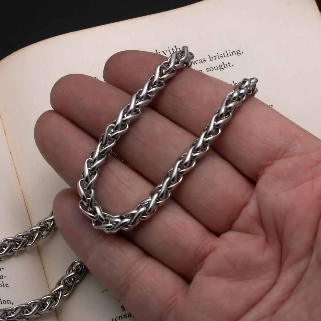 6mm Wheat Stainless Steel Chain (18)