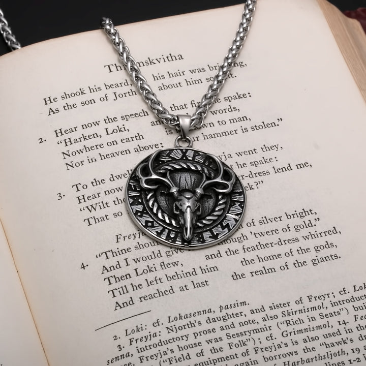 Yggdrasil Viking Pendant Necklace 316L Stainless Steel