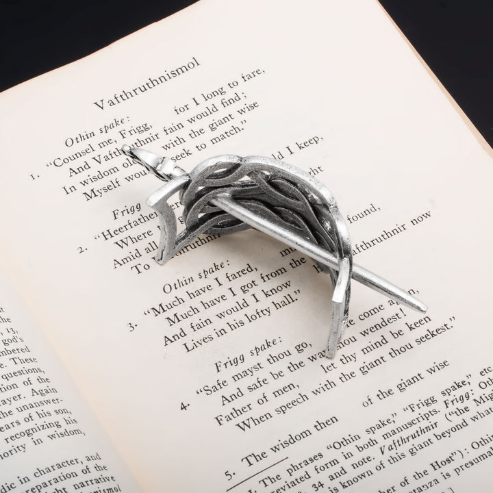 Viking Norse Celtic Twisted Knot Hair Pin Silver