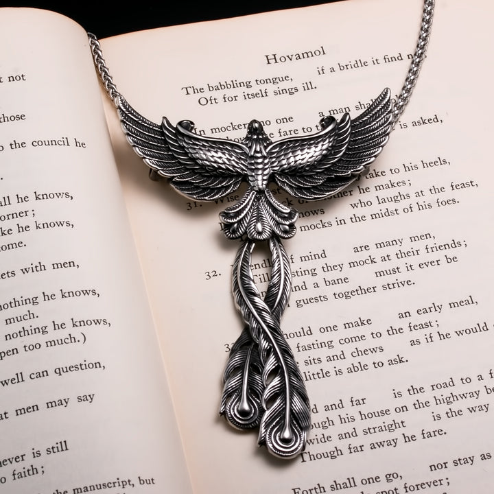 Phoenix Viking Pendant Necklace 316L Stainless Steel