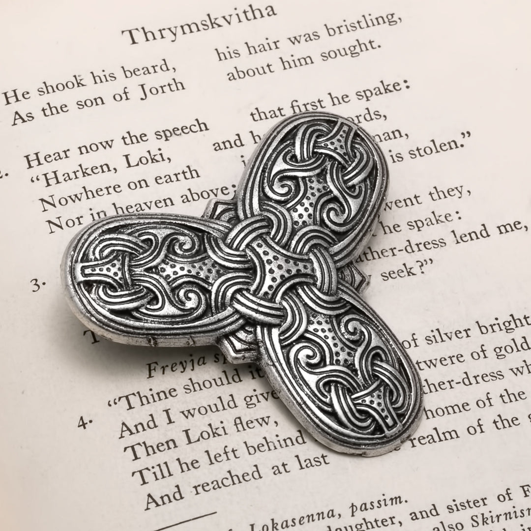 Viking Broa Style Tri-Point Brooch