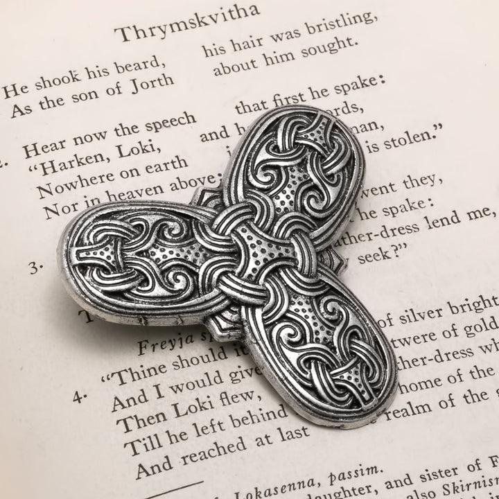 Viking Broa Style Tri-Point Brooch