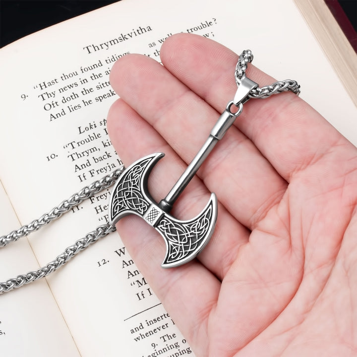 Axe Viking Pendant Necklace 316L Stainless Steel