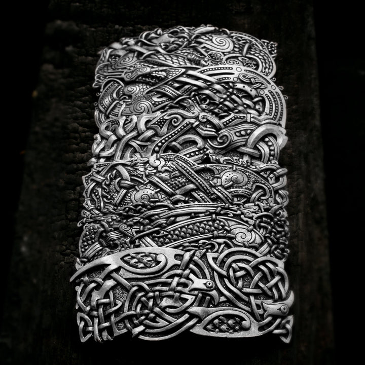 Raven Viking Hair Barrette Zinc Alloy - view 5