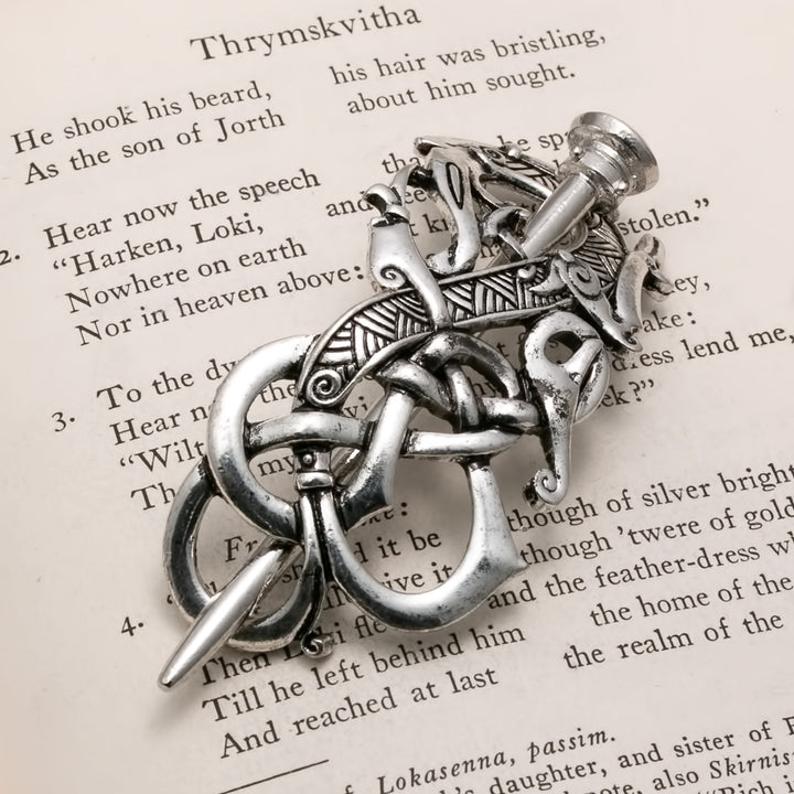 Celtic Dragon Style A Hair Pin Zinc Alloy