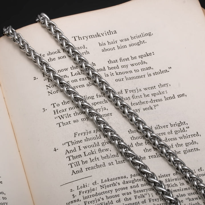 6mm Wheat Stainless Steel Chain (18)