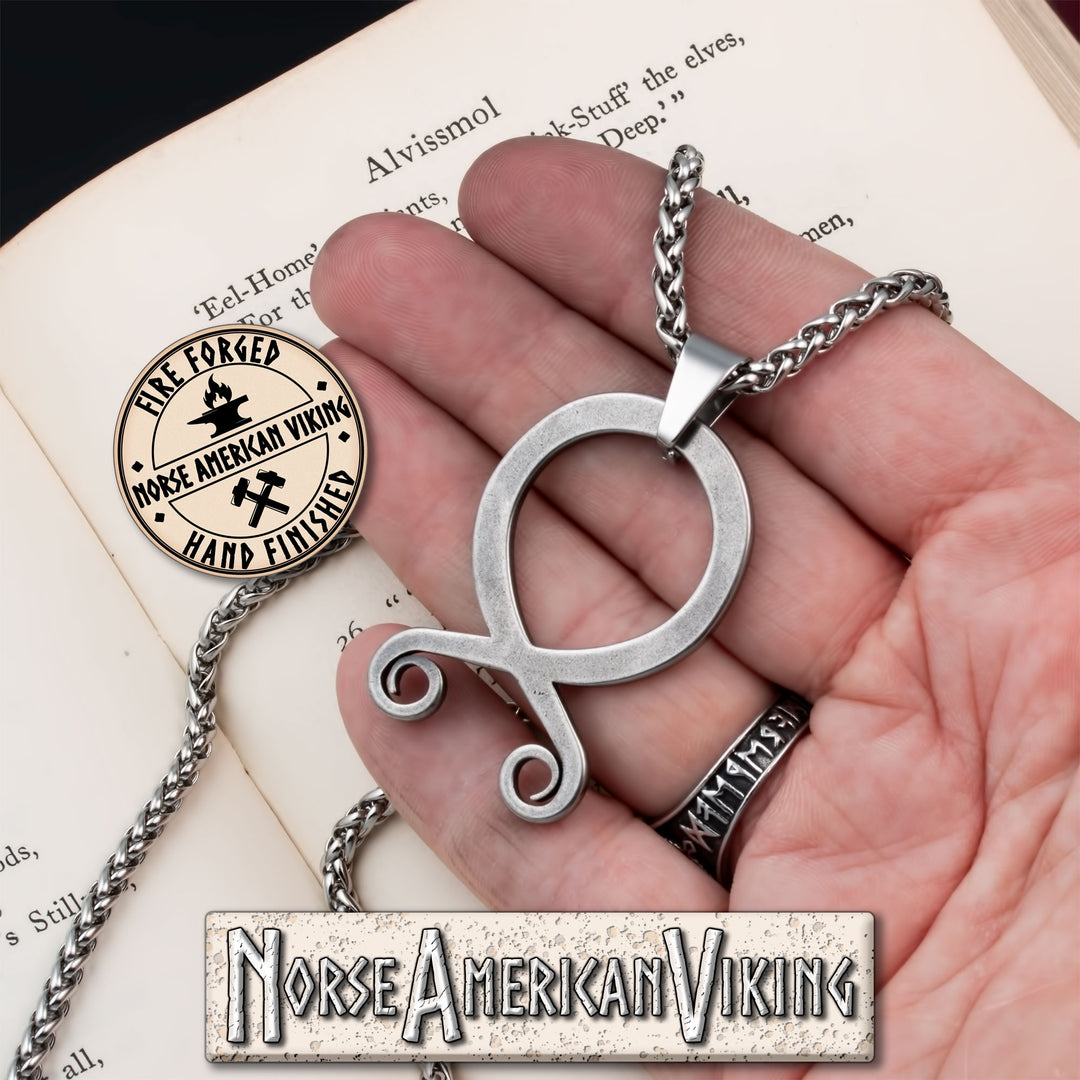 Viking Troll Cross Stainless Steel Pendant Necklace Norse American Viking viking-troll-cross-stainless-steel-pendant-necklace-norse-american-viking