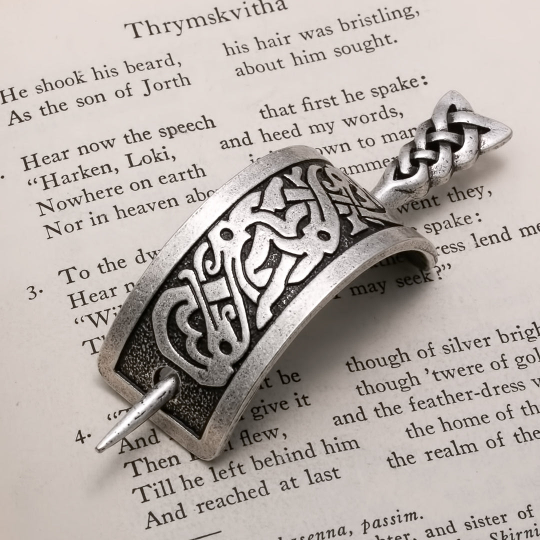 Viking Norse Hair Pin Dragon