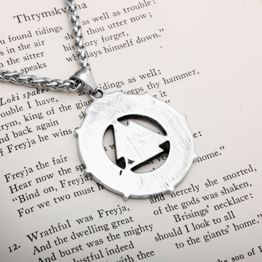 Valknut Viking Pendant Necklace 316L Stainless Steel