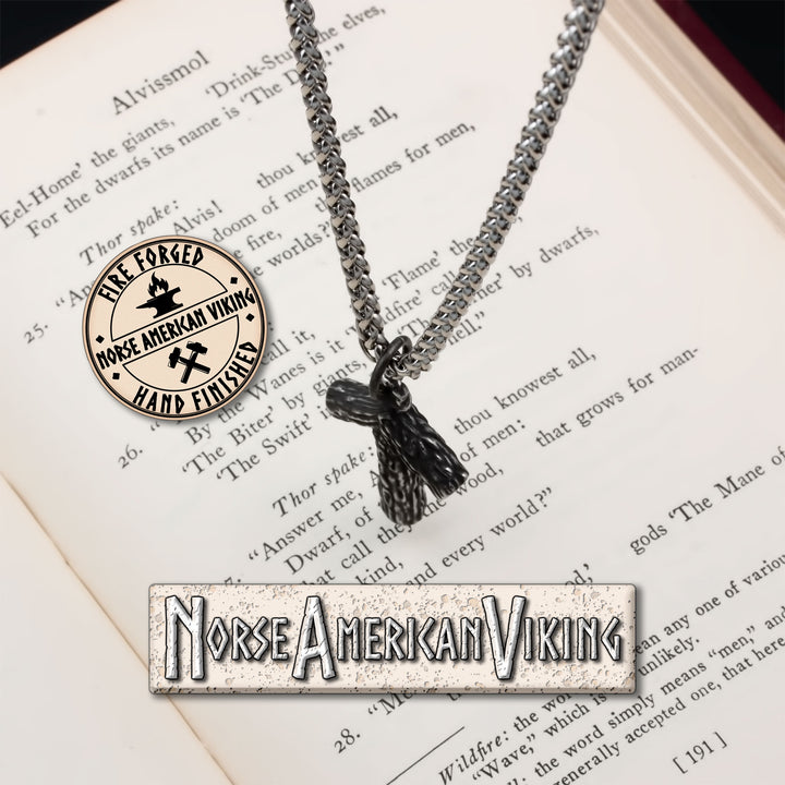 Viking Rune Tiwaz Stainless Steel Pendant Necklace