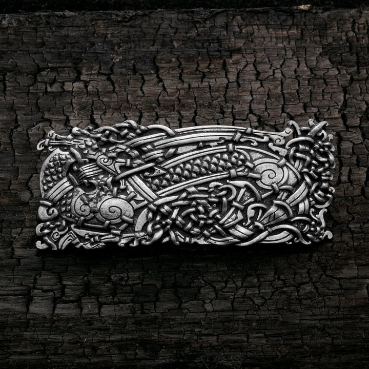 Celtic Dragon Knot Style E Hair Barrette Zinc Alloy