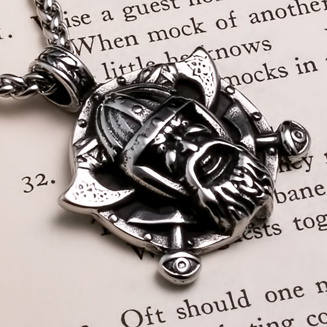 Axe Viking Pendant Necklace 316L Stainless Steel