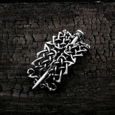 Viking Norse Celtic Hair Pin Thistles and Thorns American