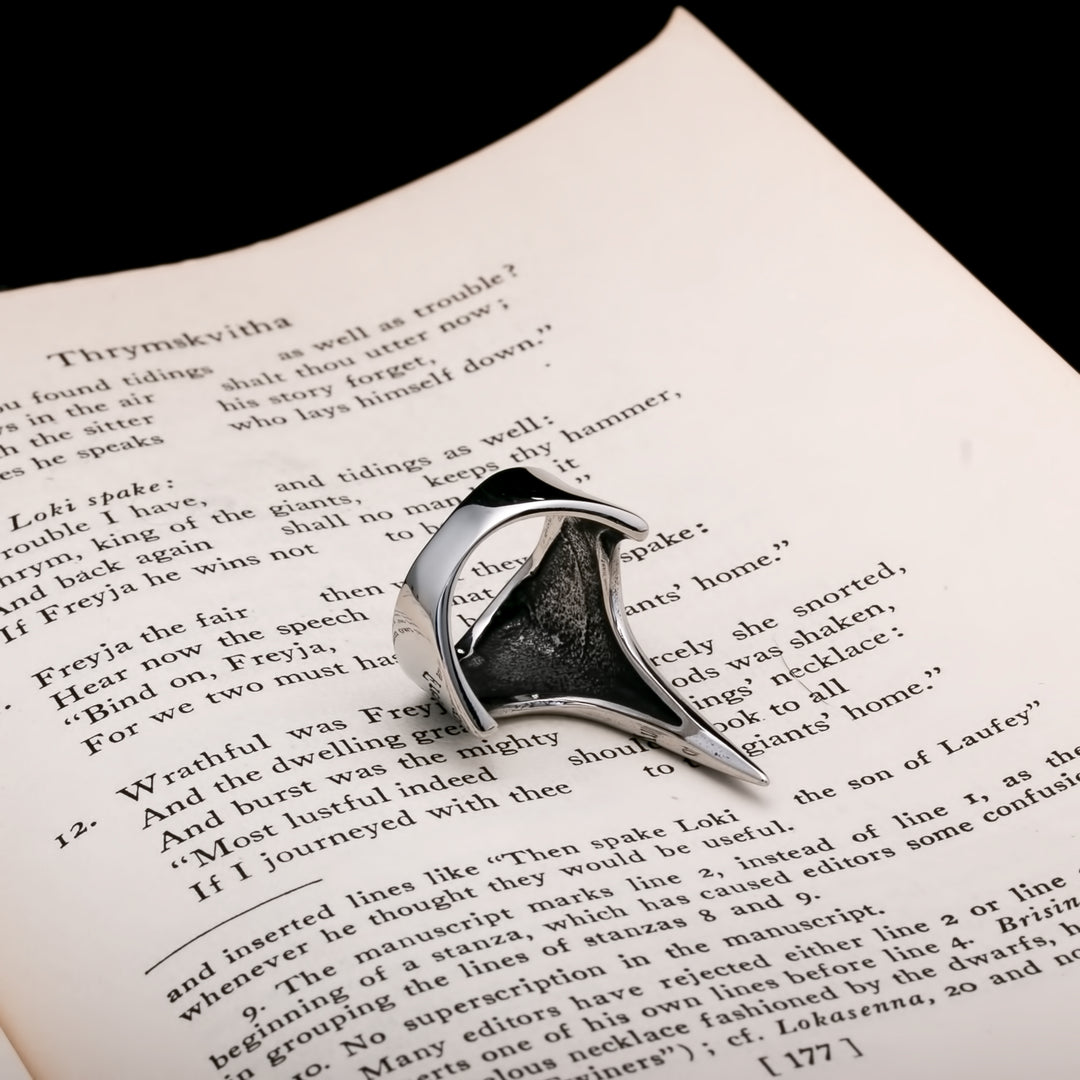 Viking Claw Beak Fang Ring Norse American