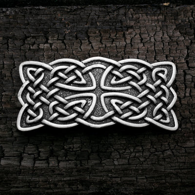 Viking Norse Celtic Knot Premium Hair Barrette American