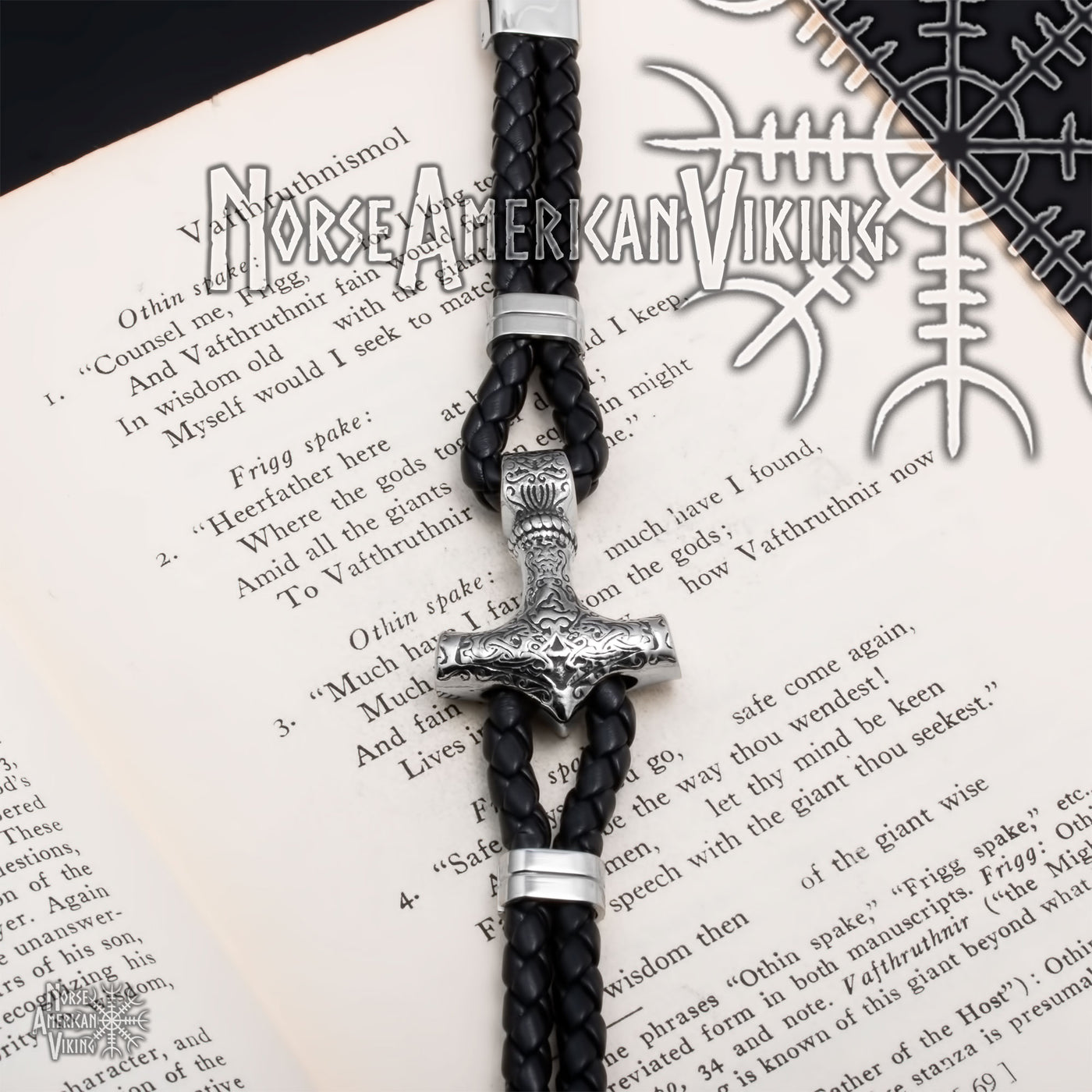 Viking Child Youth Size Mjolnir Thor's Hammer Bracelet Norse American