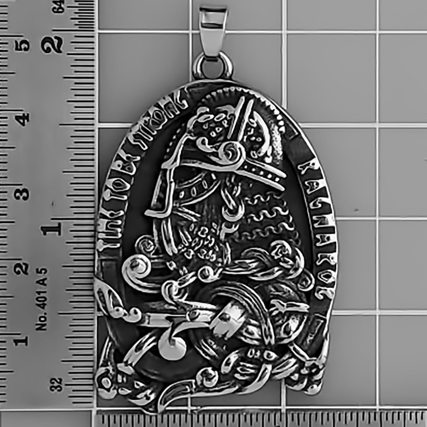 Viking Odin Time To Be Strong Stainless Steel Pendant Necklace Norse American