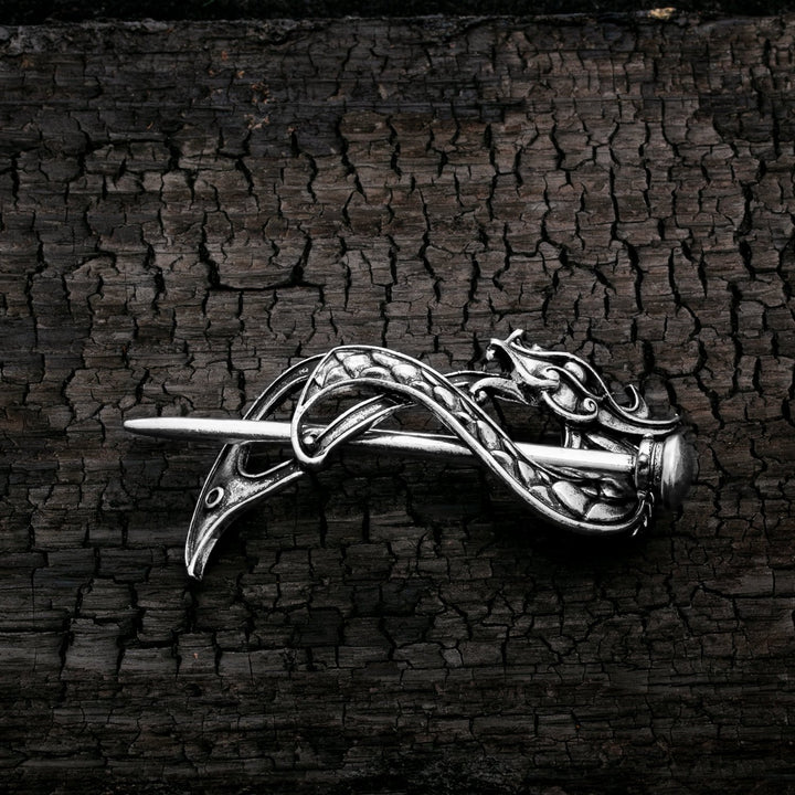 Viking Norse Celtic Hair Pin Dragon Petite American