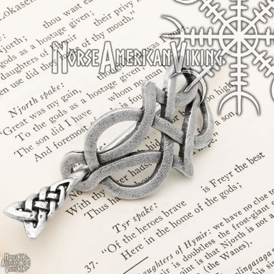 Viking Norse Celtic Infinity Knot Hair Pin